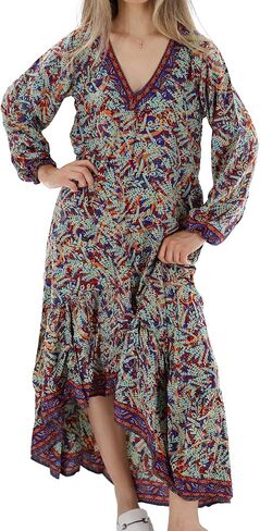 فستان طويل بطول الركبة للنساء من La Fiorentina in Kuwait