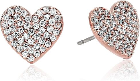 kate spade new york Pave Heart Stud Earrings in Saudi Arabia