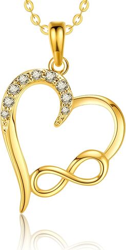 GEHN 14K Gold Necklace Real Gold Pendant Christmas Jewelry Gifts for Women Girls in Kuwait