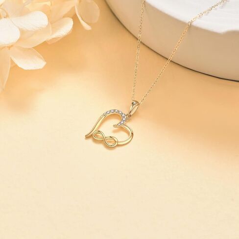 GEHN 14K Gold Necklace Real Gold Pendant Christmas Jewelry Gifts for Women Girls in Kuwait