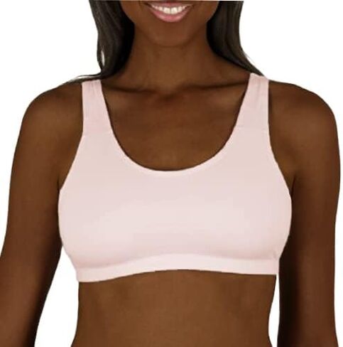 حمالة صدر للتمرين مصنوعة من القطن والألياف اللدنة للنساء من سيكسي بيسيكس | حمالة صدر رياضية مريحة قابلة للتمدد في 4 اتجاهات (عبوة متعددة) in Kuwait