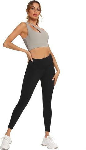 استمتع بحمالة صدر رياضية بكتف واحد ومبطنة وقابلة للإزالة ومثير لليوجا ودعم متوسط in Kuwait