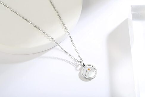 Aoemon Mustard Seed Necklace - Faith for Women, Jewelry Christian Inspirational Gifts of Snowy Mountain Necklace, Dainty with Gift Card in Kuwait