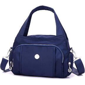 MINTEGRA Crossbody Bag for Women Waterproof Handbag Multi-Pocket Nylon Travel Shoulder Purse in Kuwait