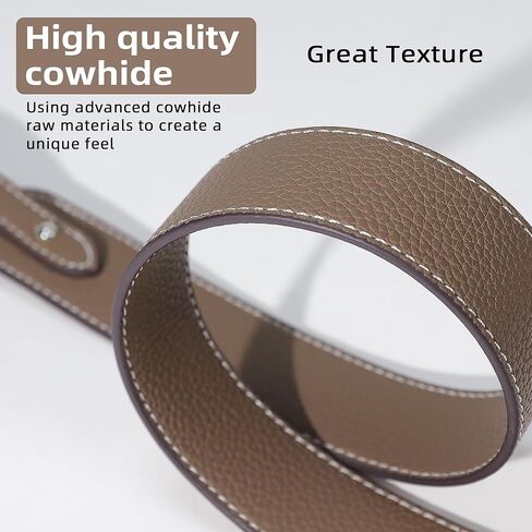 XYJG TC Leather Strap for Hermes Picotin/Lindy/Evelyne bag, Multi length Handmade Cowhide Crossbody Purse Strap for Handbag【27.6inch long, 1.5inch wide, Black (Gold Studs)】 in Kuwait