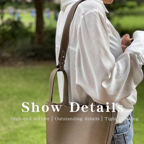 XYJG TC Leather Strap for Hermes Picotin/Lindy/Evelyne bag, Multi length Handmade Cowhide Crossbody Purse Strap for Handbag【27.6inch long, 1.5inch wide, Black (Gold Studs)】 in Kuwait