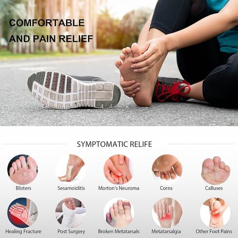 20 pcs Felt Metatarsal Pads for Women and Men, 3M Adhesive Forefoot Pads Forefoot Cushion Pads, Ball of Foot Cushion Foot Pads for Forefoot and Sole Support, Metatarsalgia Mortons Neuroma in Saudi Arabia