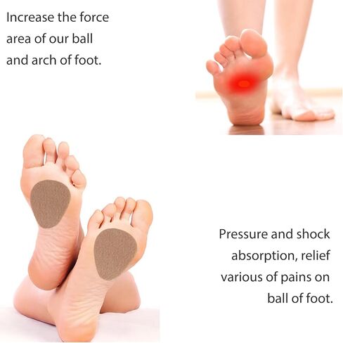 20 pcs Felt Metatarsal Pads for Women and Men, 3M Adhesive Forefoot Pads Forefoot Cushion Pads, Ball of Foot Cushion Foot Pads for Forefoot and Sole Support, Metatarsalgia Mortons Neuroma in Saudi Arabia
