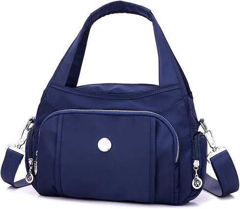 MINTEGRA Crossbody Bag for Women Waterproof Handbag Multi-Pocket Nylon Travel Shoulder Purse in Kuwait