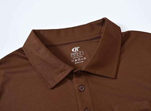 قميص بولو رجالي من Tyhengta بأكمام قصيرة وسريع الجفاف وأداء تكتيكي خفيف الوزن in Kuwait