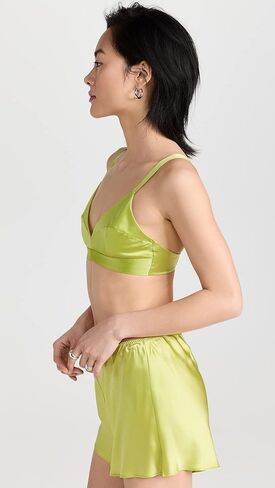 طقم بيجامة Zsa Zsa للسيدات من Olivia von Halle، مقاس XS، أخضر، مقاس XS in Kuwait