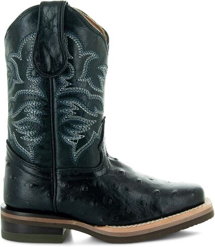 Soto Boots Kids Ostrich Print Cwoboy Boots K4006 in Saudi Arabia