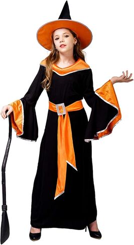 Girl's the Glamour Witch Dress Halloween Costumes in Kuwait