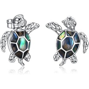 POPLYKE Star/Fish/Sloth/Turtle Earrings for Women Sterling Silver Cute Animal Stud Earrings in Saudi Arabia