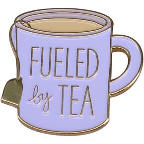 مدعوم من بروش الشاي لك لشرب الشاي، شارة فنجان شاي بسيطة على شكل فنجان شاي كرتوني، دبوس صلب من المينا، هدية مجوهرات للأصدقاء المحبين للشاي، مناسب للسترات وحقائب القماش وملابس الدنيم in Kuwait