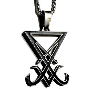 SigilofBaphomet.com كنيسة الشيطان ختم لوسيفر الفولاذ المقاوم للصدأ 316L in Kuwait