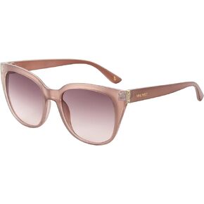 Nine West Women's Shayna Sunglasses Cat Eye, Rose, 52mm