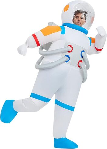 زي رائد فضاء قابل للنفخ من Arokibui، زي رائد فضاء، زي تنكري لحفلات عيد الميلاد والهالوين، بدلة فضاء، بدلة للمهرجانات in Kuwait