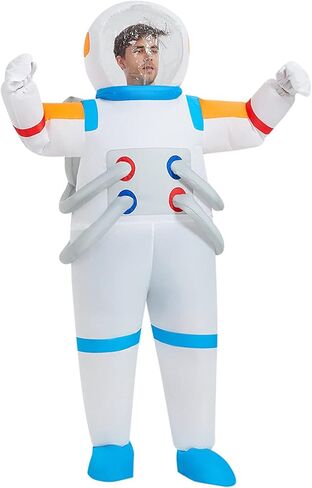زي رائد فضاء قابل للنفخ من Arokibui، زي رائد فضاء، زي تنكري لحفلات عيد الميلاد والهالوين، بدلة فضاء، بدلة للمهرجانات in Kuwait