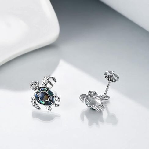 POPLYKE Star/Fish/Sloth/Turtle Earrings for Women Sterling Silver Cute Animal Stud Earrings in Saudi Arabia