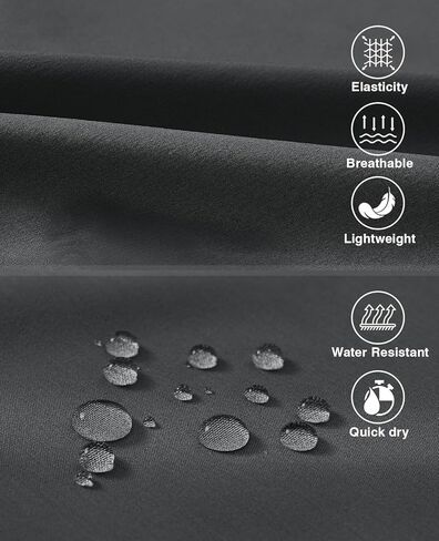 شورت Rdruko للمشي لمسافات طويلة للرجال مقاس 7 بوصة، شورت رياضي سريع الجفاف للجري خفيف الوزن مع جيوب بسحاب in Kuwait