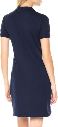 Lacoste Women's Classic Short Sleeve Stretch Mini Pique Polo Dress in Saudi Arabia