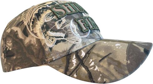 Artisan Owl Shut Up and Fish Funny Fishing Hat - Fisherman Embroidered Cap in Kuwait