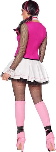 Spirit Halloween Monster High Adult Draculaura Costume | Officially Licensed | Group Costume | Wig Sold Separate in Saudi Arabia