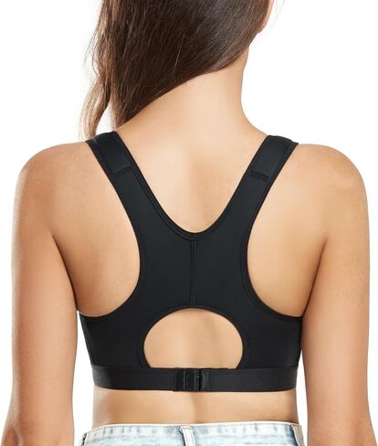 DotVol Women's Front Closure Wireless Adjustable Wide Strap Post-Surgery Everyday Bra in Kuwait