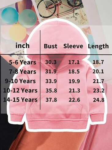 Meikulo Kids Girls 1/4 Zip Hoodies Fashion Hoodies Sweatshirts مع جيب الكنغر 5-14 سنة in Kuwait