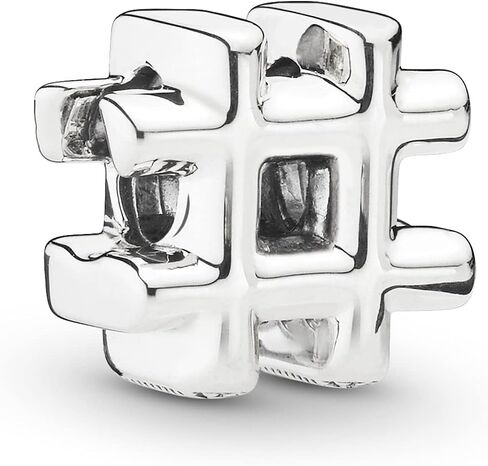 PANDORA Jewelry Hashtag Symbol Sterling Silver Charm in Saudi Arabia