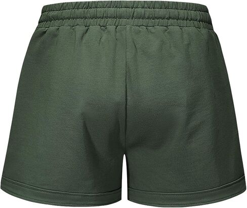 HOW'ON Womens Drawstring Shorts Summer Elastic Waist Casual Shorts Running Athletic Shorts with Pockets in Saudi Arabia