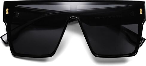 Allarallvr Oversized Trendy Square Sunglasses For Women Men Rectangle Fashion Sun Glasses AR82128 in Kuwait