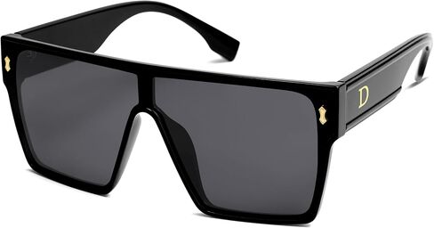 Allarallvr Oversized Trendy Square Sunglasses For Women Men Rectangle Fashion Sun Glasses AR82128 in Kuwait