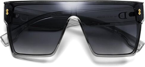 Allarallvr Oversized Trendy Square Sunglasses For Women Men Rectangle Fashion Sun Glasses AR82128 in Kuwait