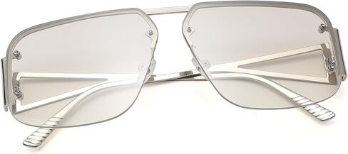 نظارات شمسية Pro Acme Aviator للنساء والرجال العصرية بدون إطار بظلال مربعة كلاسيكية نظارات شمسية معدنية كبيرة in Kuwait