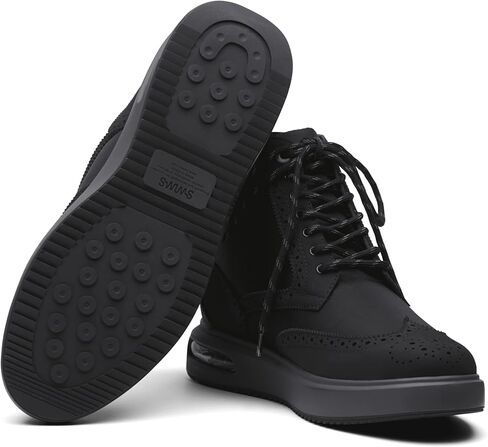 أحذية SWIMS للرجال، أحذية المطر للمشي لمسافات طويلة والتخييم Charles Hybrid المقاومة للماء، حذاء تزلج شتوي مريح للرجال، أحذية المشي اليومية غير الرسمية في الهواء الطلق، أحذية الثلوج في الطقس البارد (،) in Kuwait