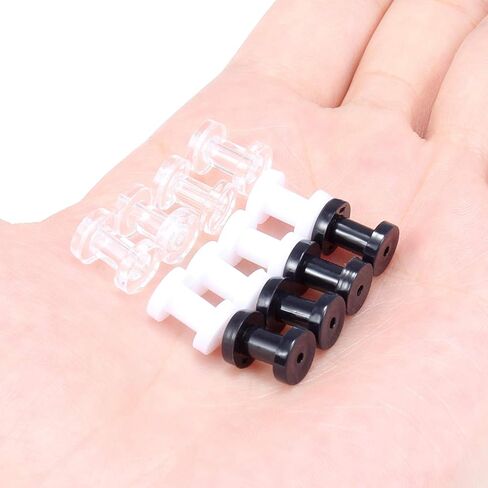 Lcolyoli Screw Fit Ear Gauges Kit Acrylic Tunnel Expander Earrings Earlobe Plugs Body Piercing Jewelry Set for Women Men 8G-00G 6 Pairs in Kuwait