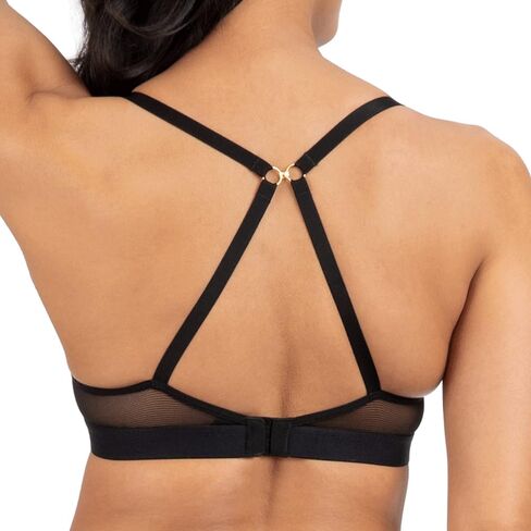 حمالة صدر لاسلكية من الدانتيل الناعم من لايفلي للنساء | حمالة صدر ذات تغطية متوسطة بدون أسلاك داخلية وأجنحة شبكية قابلة للتنفس in Kuwait