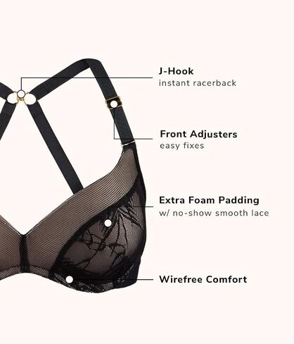 حمالة صدر لاسلكية من الدانتيل الناعم من لايفلي للنساء | حمالة صدر ذات تغطية متوسطة بدون أسلاك داخلية وأجنحة شبكية قابلة للتنفس in Kuwait