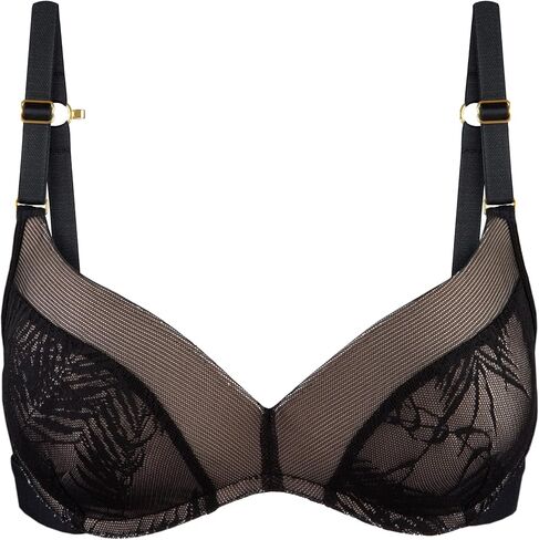 حمالة صدر لاسلكية من الدانتيل الناعم من لايفلي للنساء | حمالة صدر ذات تغطية متوسطة بدون أسلاك داخلية وأجنحة شبكية قابلة للتنفس in Kuwait