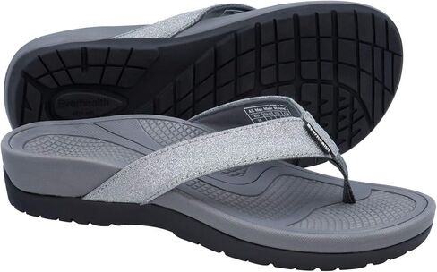 صنادل Everhealth Orthotic Flip Flop Thongs للنساء لدعم قوس القدم لالتهاب اللفافة الأخمصية وتخفيف آلام الكعب المسطحة، فائقة النعومة ممتصة للصدمات ومقاومة للانزلاق، صنادل الشاطئ بأصابع القدم in Kuwait