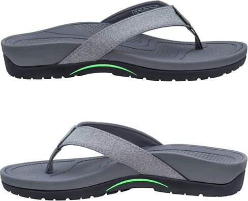 صنادل Everhealth Orthotic Flip Flop Thongs للنساء لدعم قوس القدم لالتهاب اللفافة الأخمصية وتخفيف آلام الكعب المسطحة، فائقة النعومة ممتصة للصدمات ومقاومة للانزلاق، صنادل الشاطئ بأصابع القدم in Kuwait