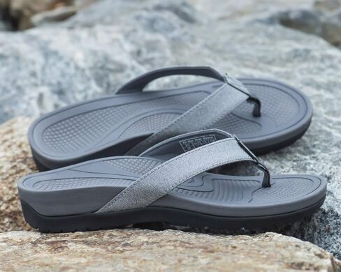 صنادل Everhealth Orthotic Flip Flop Thongs للنساء لدعم قوس القدم لالتهاب اللفافة الأخمصية وتخفيف آلام الكعب المسطحة، فائقة النعومة ممتصة للصدمات ومقاومة للانزلاق، صنادل الشاطئ بأصابع القدم in Kuwait