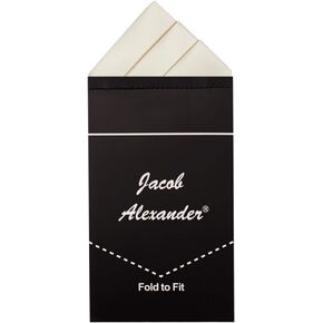 Jacob Alexander Men's Pre-Folded Triangles Pocket Square Handkerchief
