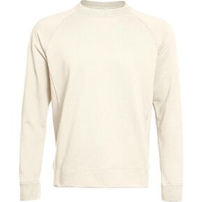 CRZ YOGA Mens Crewneck Sweatshirts French Terry Athletic Workout Sweat Shirts Casual Pullover Tops with Zipper Pocket in Kuwait