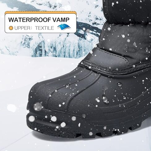 K KomForme Snow Boots for Boys & Girls Warm Waterproof Slip Resistant Winter Shoes (Toddler/Little Kid/Big Kid) in Saudi Arabia