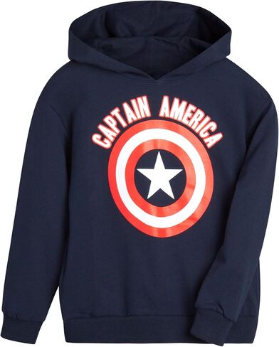 Marvel Boys' Avengers Sweatshirt - ¼ Zip Fleece Hoodie: Spidey Spider-Man Hulk Iron Man Captain America Black Panther (2T-16) in Kuwait