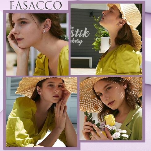 FASACCO 12PCS 18G Stainless Steel Barbell Helix Cartilage Stud Earrings CZ Leaf Dragonfly Flower Wing Moon Star Forward Helix Tragus Daith Conch Piercing Jewelry for Women Men in Saudi Arabia