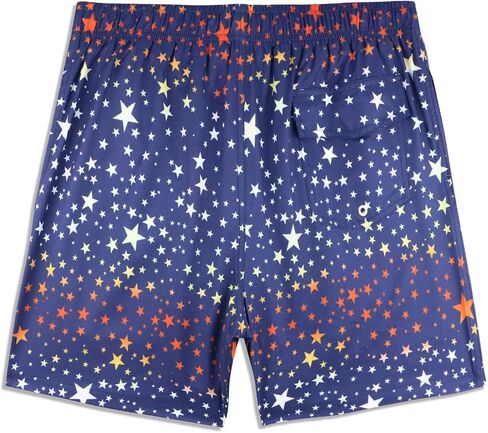 QRANSS Mens Swim Trunks Compression Liner Quick Dry 5.5'' Swimwear Swim Shorts with Boxer Brief Lined in Kuwait